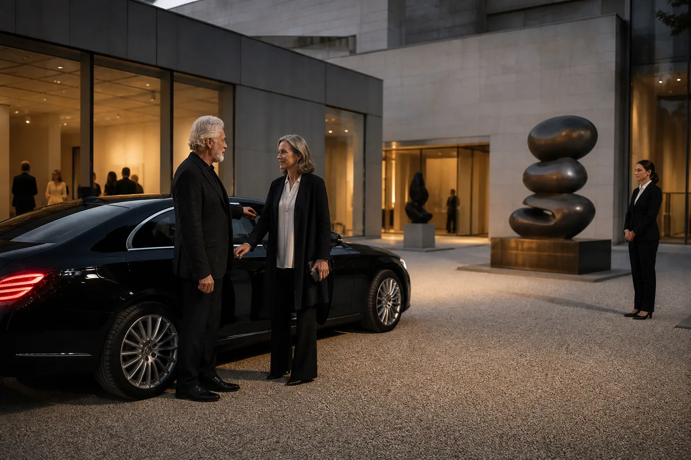 A car kept at the door from the first appointment to the last